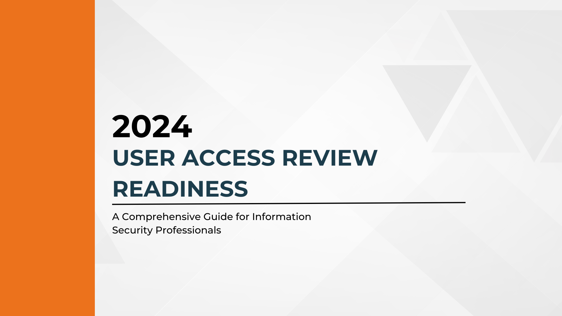 2024 User Access Review Checklist