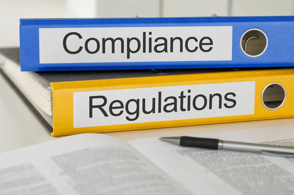 What is the difference between compliance vs. regulation​.